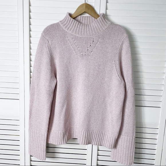 Elie Tahari chunky pink sparkle sweater - Picture 2 of 7